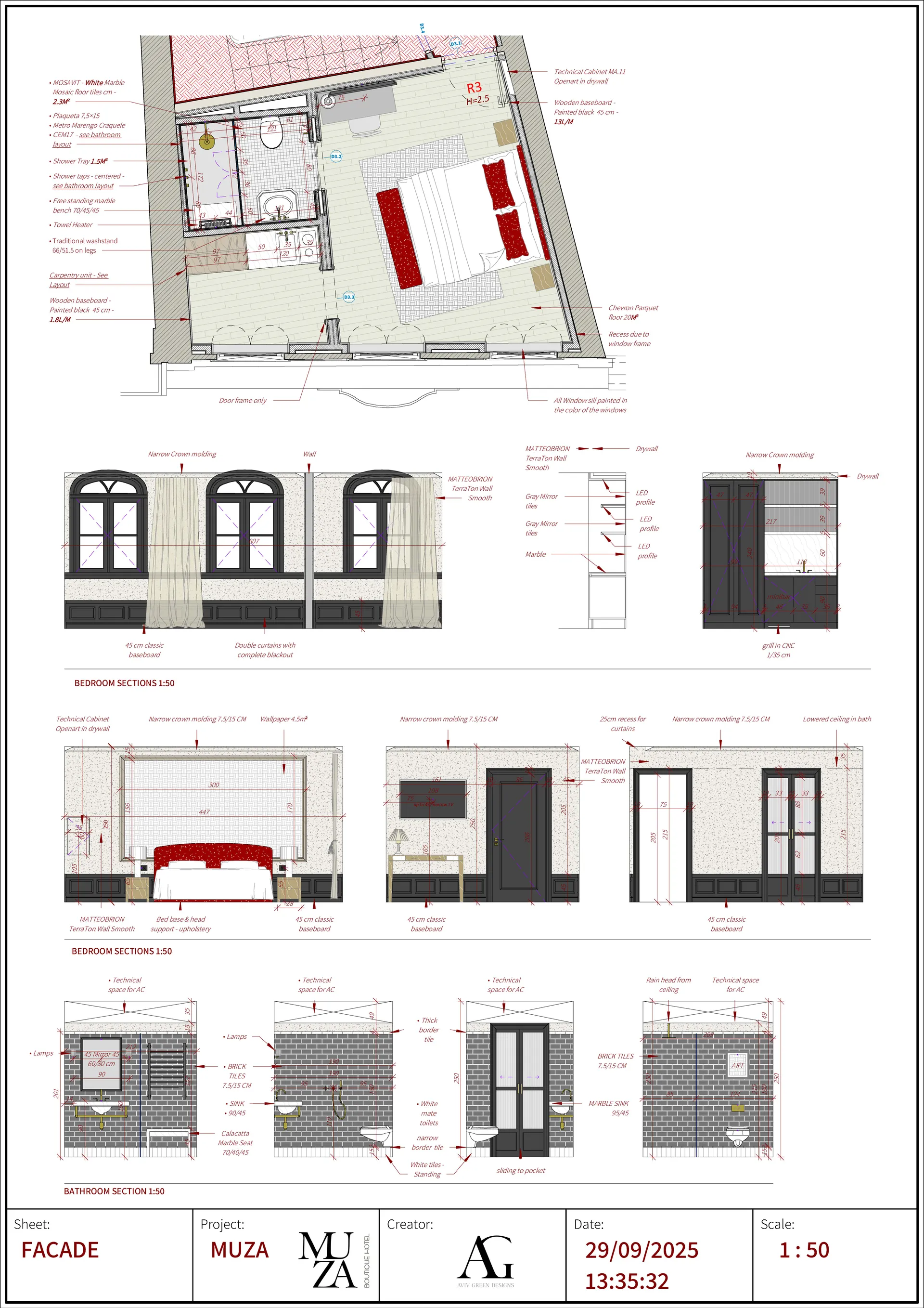 Muza Boutique hotel, Porto, Portugal — ARCHITECTURAL PLANNING (46)